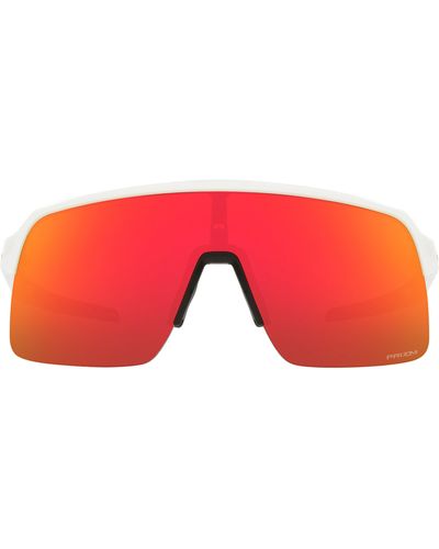 Oakley Sutro Lite 139mm Prizm Wrap Shield Sunglasses - Red