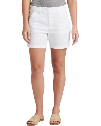 Jag Jeans Maddie Pull-on Chino Shorts - White