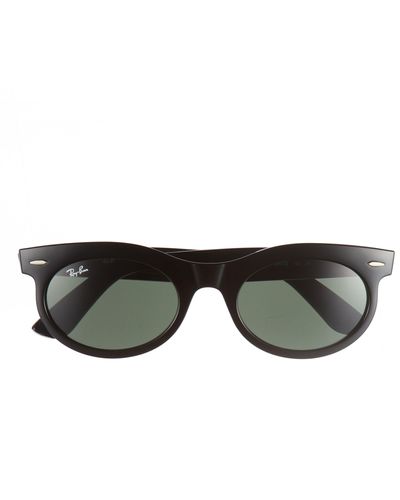 Ray-Ban Wayfarer 53mm Oval Sunglasses - Black