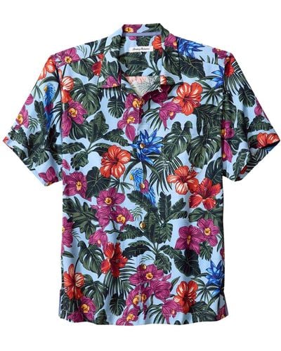 Tommy Bahama Garden Of Hope & Courage Silk Blend Camp Shirt - Multicolor