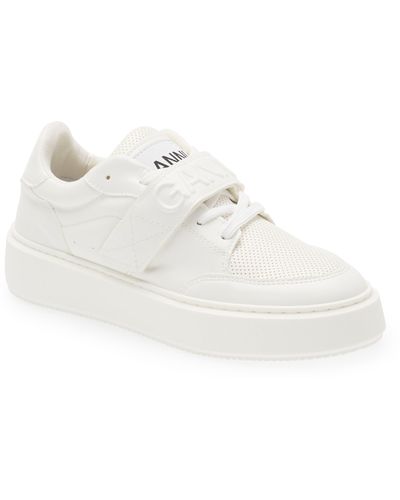 Ganni Sporty Mix Low Top Sneaker - White