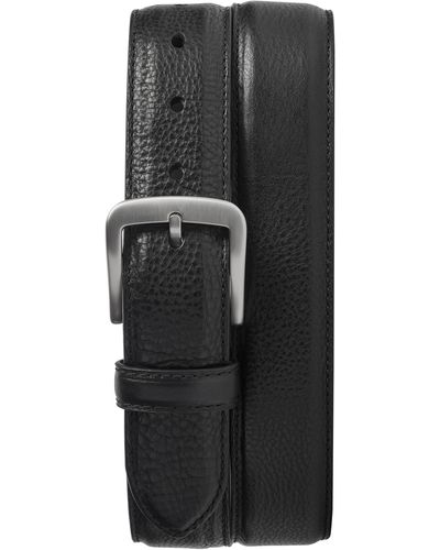 Shinola Canfield Vachetta Leather Belt - Black