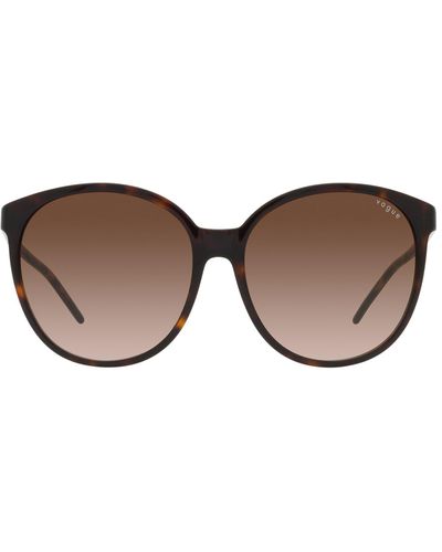 Vogue 56mm Gradient Phantos Sunglasses - Brown