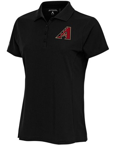 Antigua Arizona Diamondbacks Logo Legacy Pique Polo At Nordstrom - Black