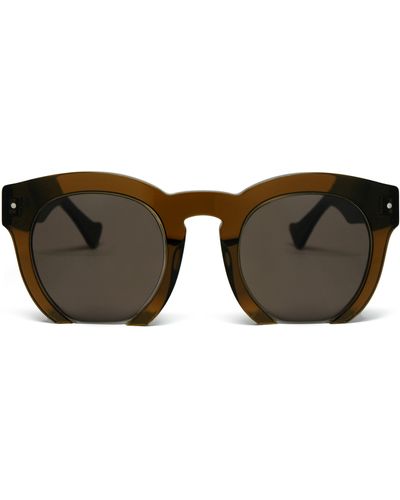 Grey Ant Fromone 50mm Round Sunglasses - Multicolor