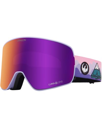 Dragon Nfx2 60mm Snow goggles With Bonus Lens - Purple