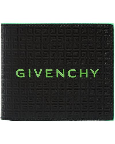 Givenchy 4g-motif Leather Bifold Wallet - Black