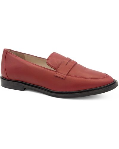 Amalfi by Rangoni Calabrone Penny Loafer - Red