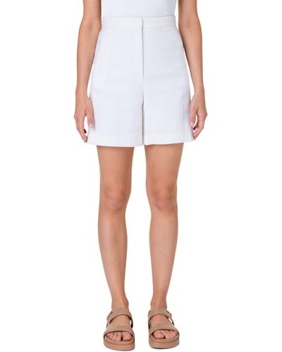 Akris Punto Filia Denim Bermuda Shorts - White