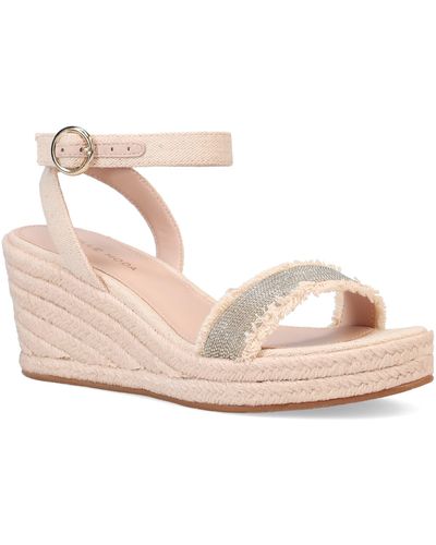 Pelle Moda Kitina Platform Wedge Sandal - Pink