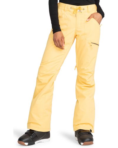 Roxy Nadia Insulated Waterproof Snow Pants - Yellow