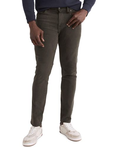 Madewell Garment Dyed Athletic Slim Jeans - Black