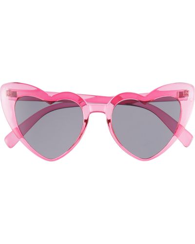 BP. Bold Heart Sunglasses - Pink