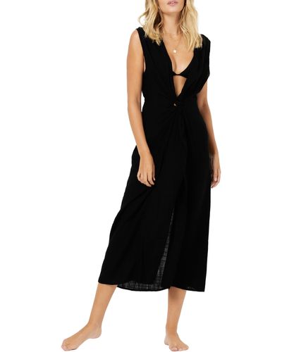 L*Space L Space Down The Line Cover-up Dress - Black