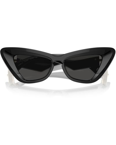 Burberry 51mm Cat Eye Sunglasses - Black