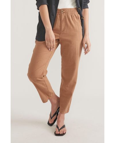 Marine Layer Elle Relaxed Crop Pants - Multicolor