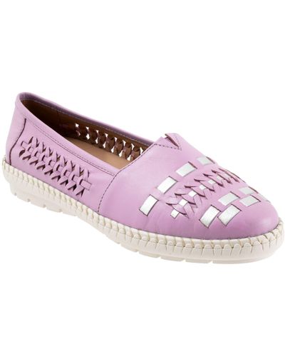 Trotters Rory Woven Flat - Pink