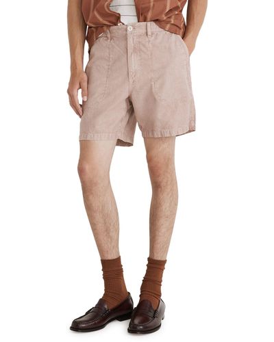 Madewell Sun Faded Chino Shorts - Natural