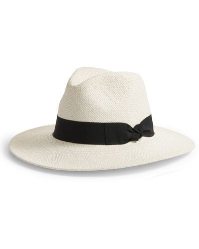 Nordstrom Paper Straw Panama Hat - White