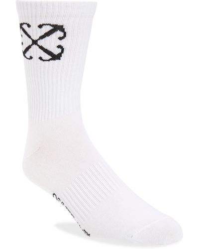 Off-White c/o Virgil Abloh Arrow Mid Calf Socks - White
