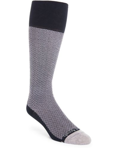 Edward Armah Compression Dress Socks - Gray