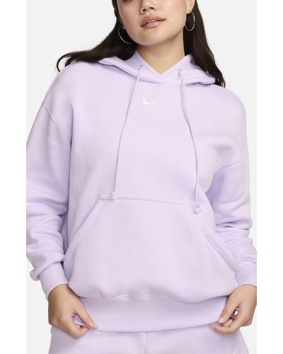 Nike Sportswear Phoenix Oversize Fleece Hoodie - Purple
