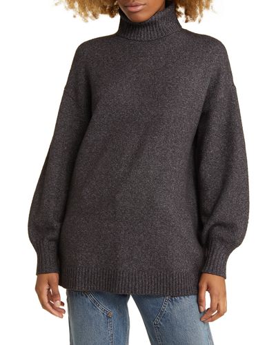 BP. Oversize Turtleneck Sweater - Black