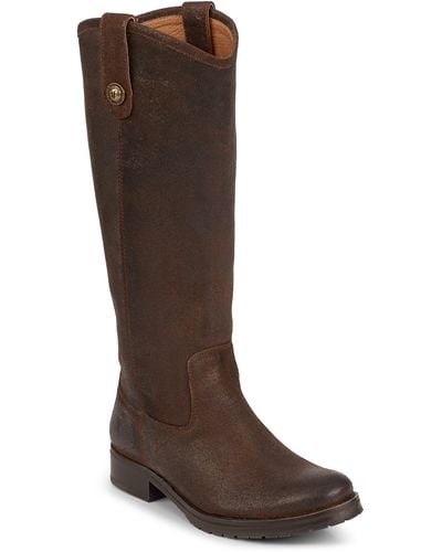 Frye Melissa Double Sole Knee High Boot - Brown