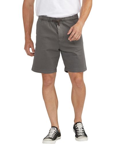 Silver Jeans Co. Pull-on Stretch Chino Shorts - Gray