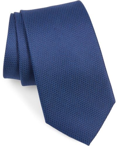 Nordstrom Morton Silk Tie - Blue