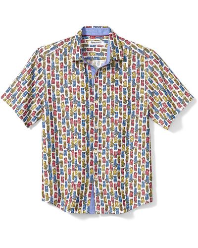 Tommy Bahama Coconut Point Tini Tiki Short Sleeve Button-up Shirt - Multicolor