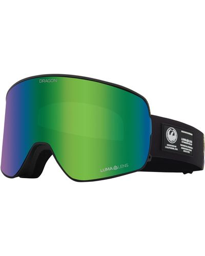 Dragon Nfx2 60mm Snow goggles With Bonus Lens - Green