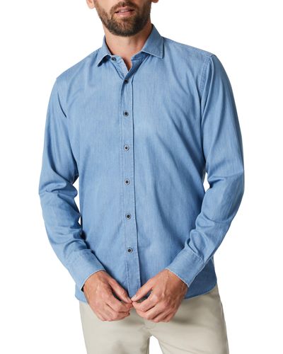 34 Heritage Denim Button-up Shirt - Blue