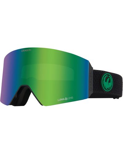 Dragon Rvx Otg 76mm Snow goggles With Bonus Lens - Green
