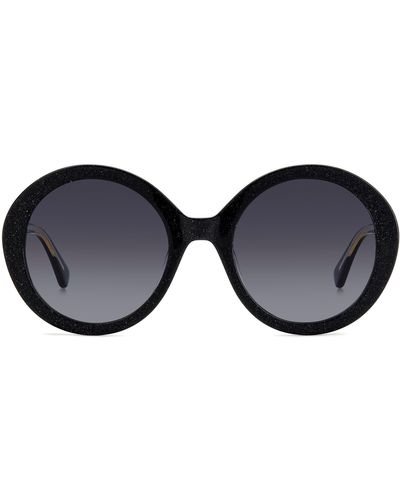 Kate Spade Zya 55mm Gradient Round Sunglasses - Blue
