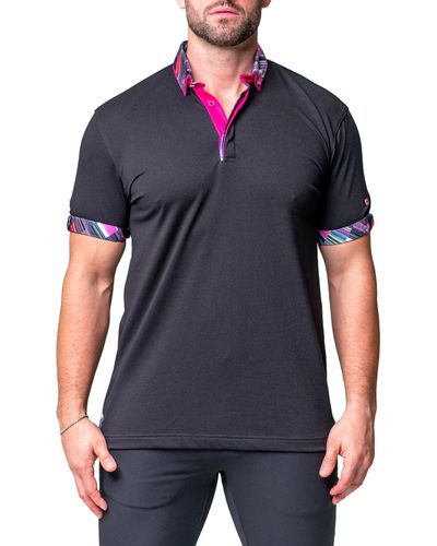 Maceoo Mozartsolidmirage Polo At Nordstrom - Blue