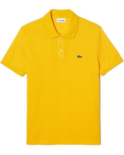 Lacoste Slim Fit Piqué Polo - Yellow