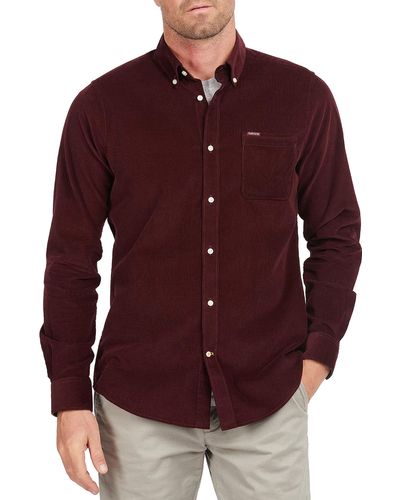 Barbour Ramsey Tailored Fit Corduroy Button-down Shirt
