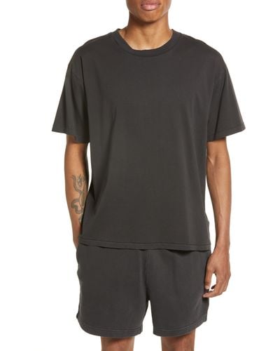 Elwood Core Oversize Organic Cotton Jersey T-shirt - Black