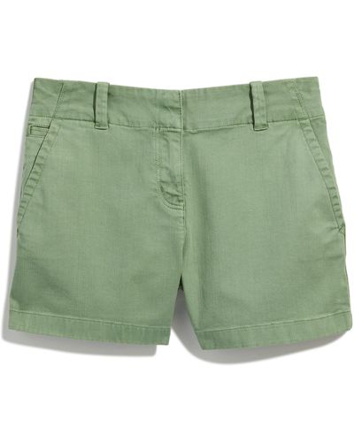 Vineyard Vines Herringbone Stretch Cotton Shorts - Green