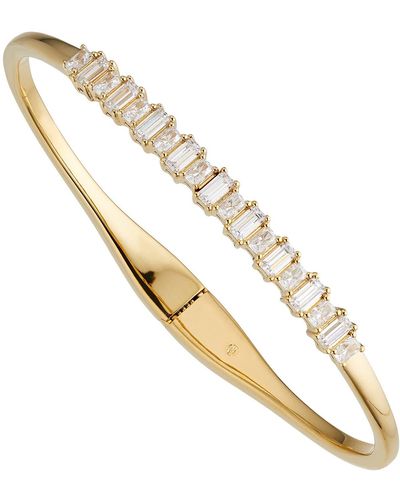 Nadri Chateau Cubic Zirconia Hinge Bracelet - Metallic