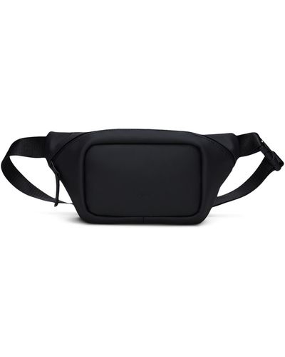 Rains Mini Waterproof Belt Bag - Black