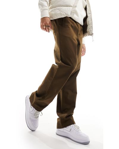 ASOS Relaxed Pull-on Pants - Brown