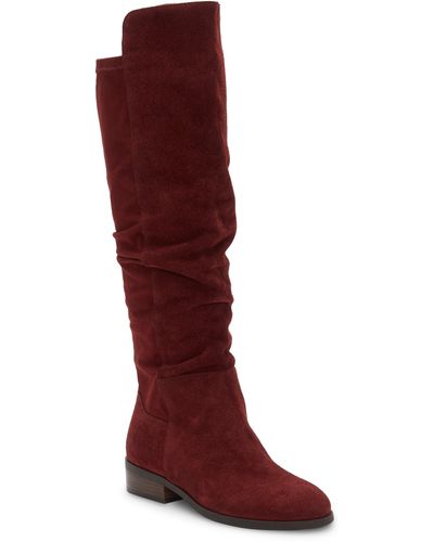 Lucky Brand Calypso Over The Knee Boot - Red