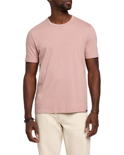 Faherty Organic Cotton Pocket T-shirt - Pink