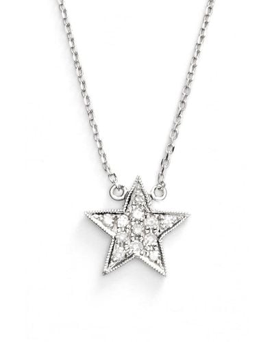 Dana Rebecca 'julianne Himiko' Diamond Star Pendant Necklace - White