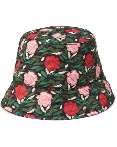 Kate Spade Rose Garden Print Bucket Hat - Green