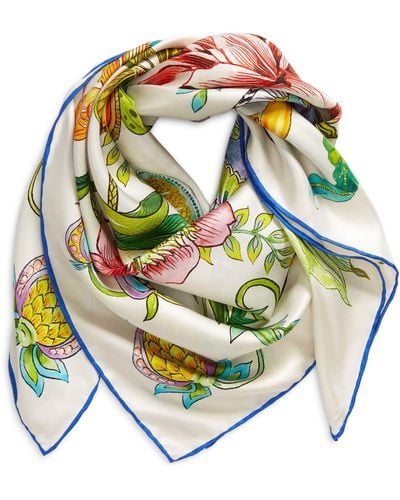 Echo Sunkissed Silk Square Scarf - Natural