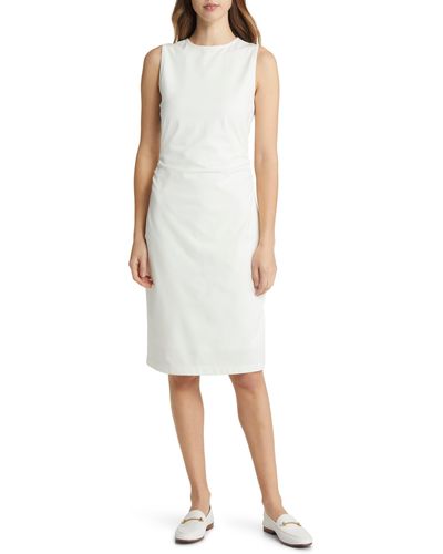 Capsule 121 The Electra Ruched Sheath Dress - White