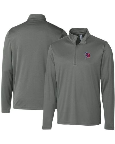 Cutter & Buck Buffalo Bisons Clique Spin Eco Performance Half-zip Pullover At Nordstrom - Gray